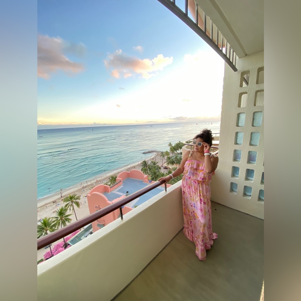 Floral Maxi Dress (M)